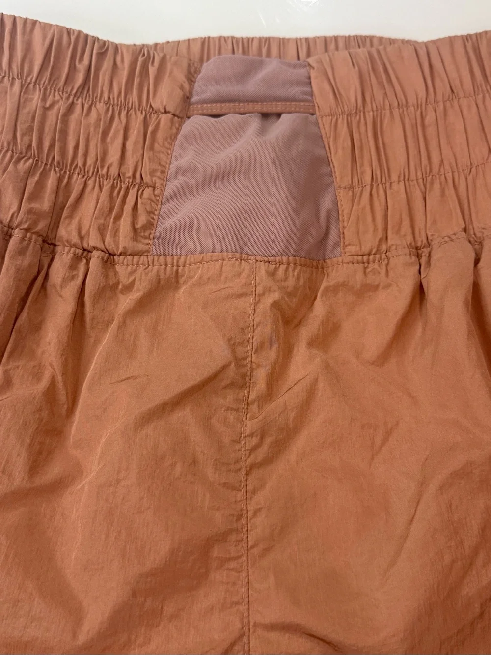 Free People The Way Home Shorts High-Rise Athletic Apricot Size Medium Womens
